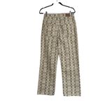 ZARA NWOT Z1975 DENIM Pants ANIMAL PRINT HIGH-WAISTED STRAIGHT JEANS Photo 6