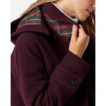 Pendleton NWT INSULATED WOOL COAT Burgundy Photo 2