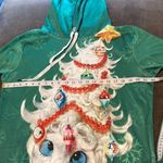 None Adult Unisex Christmas Hoodie with Cat & Christmas Tree Size L/XL NEW Photo 3