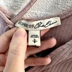 EXPRESS  Blush Pink Strappy V-Neck Bodysuit Photo 7