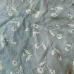 Brandy Melville Blue cotton floral babydoll top Photo 2