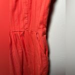 Anthropologie Tulle Mini Orange Dress Women’s Sz Small Red Photo 2