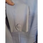 Zapa Mellow D1 Lavender Long Covered Button 100% Wool Blazer‎ Purple Size L Photo 4