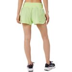 ASICS  Woven Run Short With Curve Yoke‎  - Size XL - Patterned Neon Green - NWT Photo 1