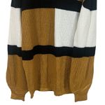 Andree by Unit NEW  Colorblock Cozy Crewneck Sweater Fall Holiday Size 1X Photo 3