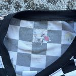 Looney Tunes  Checkered Crop Top Black White Medium Photo 2