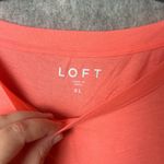 Loft  Women‎ Size XL Short ruffle polka dots sleeve basic tee shirt Photo 3