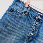 KanCan USA NWT denim raw hem skirt sz Medium. Photo 1