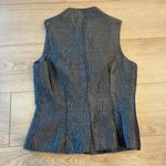 Jessica McClintock Y2K  Millennium 2000 Metallic Sleeveless Top Vest Size 8 Photo 3