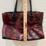 Patricia Nash Leather Primrose Satchel Rustic Mums Floral Shoulder Bag NO STRAP Photo 6