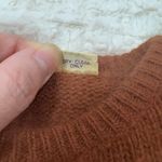 Cassidy Sweater Lambwool Angora Short Sleeve Brown Sz M Size M Photo 7