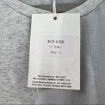 Maude Vivante Gray Asymmetrical Draped Top Gray Size Small NWT Photo 3