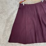 MM.LaFleur  Women’s Jardigan Knit Skirt Pull On Bordeaux Viscose Blend Size +2 Photo 2
