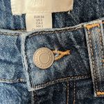 H&M Wide Leg High Waist Cropped Jeans Sz 2 NWT 21" Inseam Classic Denim Photo 5
