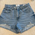 Cotton On  Women's Distressed Blue Jean Shorts Photo 0