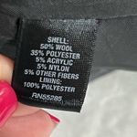 EXPRESS  xs wool blend Grey Peplum Peacoat Photo 3