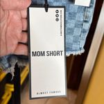 Almost Famous NWT  Juniors' Checkered Cutoff Shorts Medium Wash Size 3 Photo 3