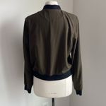 Bagatelle  Olive Bomber Jacket Womens Sz Medium Utility Full Zip Photo 4
