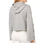 Kensie Gray Hooded Crop Top Hoodie XL Photo 1