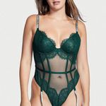 Victoria's Secret Very Sexy Shine Strap Lace Teddy Garter Lingerie XXL Photo 0