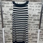 White House | Black Market NWOT Black and White Stripe Dress Size Small Photo 2