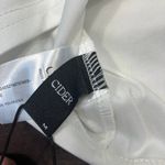 Cider  White Sleeveless Crop Top Sz M New Square Neck V Notch Tank Corset Style Photo 9