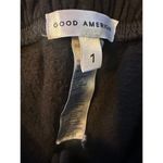 Good American Viral Aquarius Black Sweatpants Joggers Size 1 Small 100% Cotton Photo 3