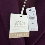 Talbots Coat 4P Burgundy Albury Italian Wool Blend Stadium Cloth Quiet Luxury Photo 11