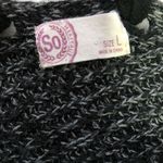 SO  Juniors Ribbed Knit Long Sleeve Lace Back Pullover Sweater Photo 3