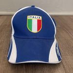 Italia Blue Baseball Hat Ball Cap Adjustable Italy Flag 58 Photo 1