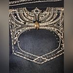 Hydraulic  Dark Wash Skinny Jeans with White Stitching Pocket Embellishment Y2k Photo 2