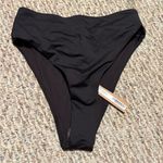 SKIMS NWT  Mid Waist Bikini Bottom in Black Onyx- Size Small Photo 3