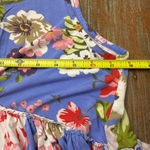 Matilda Jane Periwinkle Floral Tunic Top XL Flowy Soft Boho Photo 5