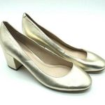 Marc Fisher Block Heels Closed Toe Slip On Leather Photo 0