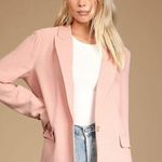 Lulus Bold Touch Mauve Pink Blazer Photo 0