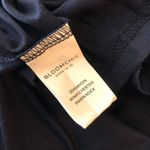 Bloomchic  Womens Peplum Top Faux Wrap V-Neck Short Sleeve Stretch Navy Blue 26 Photo 3