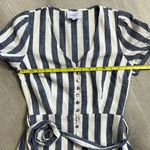 J.O.A. striped linen blend mini dress Photo 11