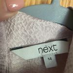 NEXT Cream/tan textured Sleeveless blouse Tan Size 10 Photo 1