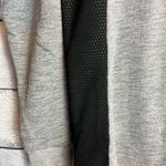 WOMEN’S VS PINK Long Sleeve Gray Shirt Black Mesh Sides Size M Oversized Size M Photo 5