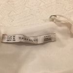 ZARA Textured White Bridal Mini Dress M S Photo 3