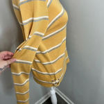 Pink Rose  striped long sleeve shirt‎ Photo 2