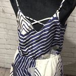 Myne | Blue & White Casual Dress Sz 2 with … Photo 10