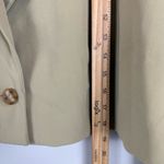 We Wore What  Boxy Cropped Blazer Women‎ XL Oat Twill Suiting One Button Career NWT Photo 8