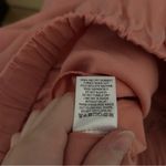 L'Academie  Peach Tencel Linen Blend Pull On Straight Leg Pants Sze Small Coastal Photo 5