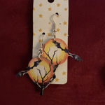 Halloween Earrings. Set of two. New on package Orange Photo 1