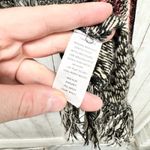 Say What? Cardigan Women One Size Fits All Aztec Fringe Trim Open Front Poncho Photo 3