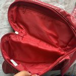 red faux leather bag Photo 6