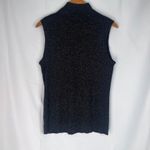 212 Collection Black Metallic Sparkle Sleeveless Sweater Tank Size XL Photo 1