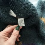 Ellen Tracy Vintage 80s 90s Womens Size Small Green Mohair Wool Blend Knit Sweater Holiday Photo 5