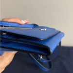 Karl Lagerfeld Paris Lourdes Blue Crossbody Bag with wristlet strap Photo 13